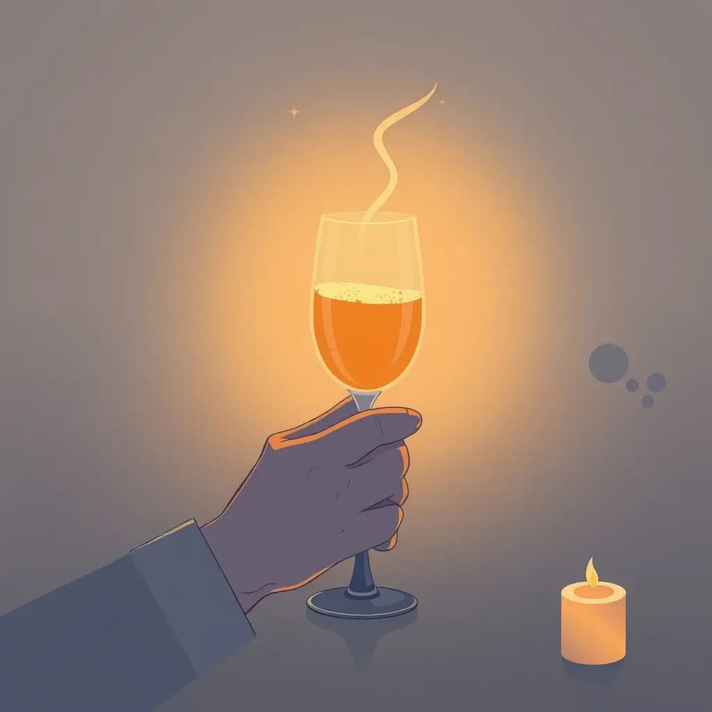 Dream illustration: Toast without drink