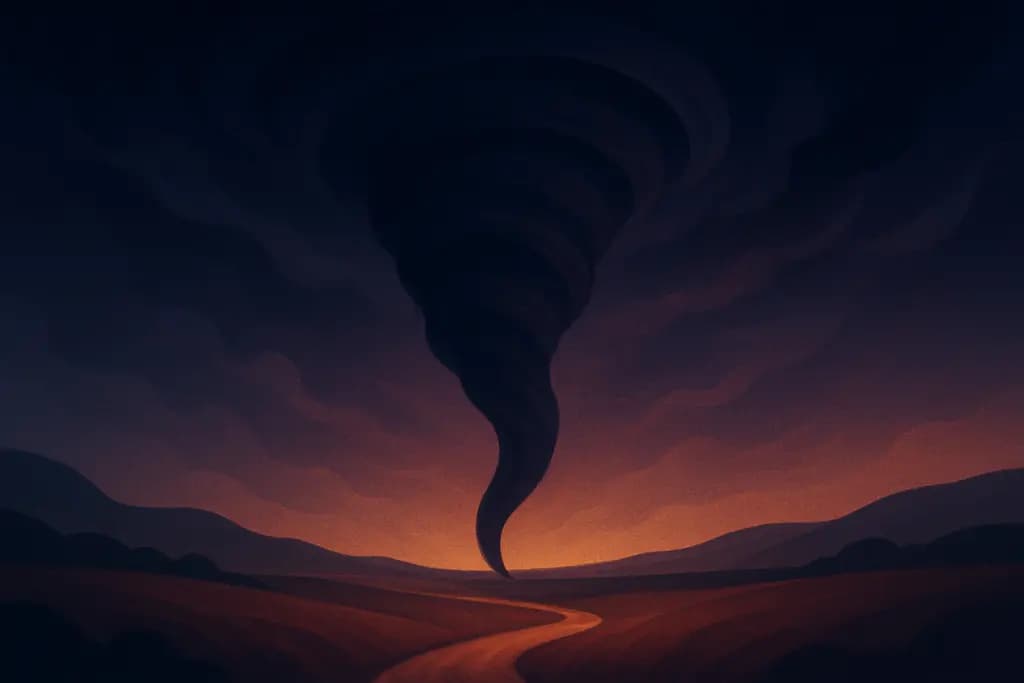 Dream illustration: Tornado Coming Toward You