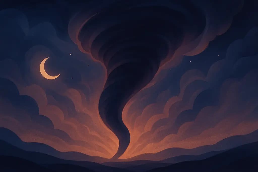 Dream illustration: Tornado in a dream