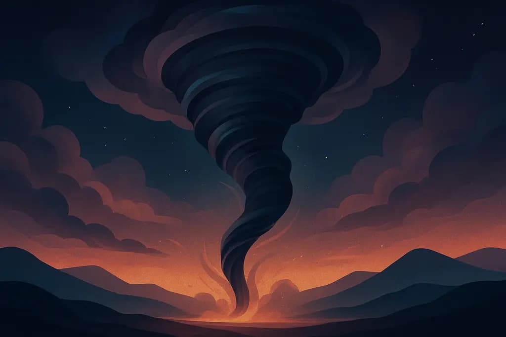 Dream illustration: Tornado or twister