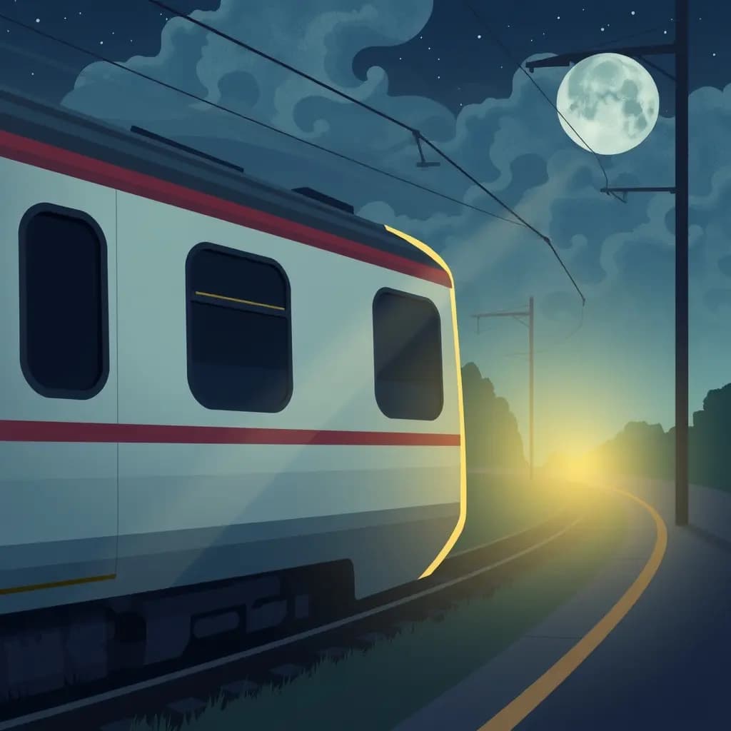 Dream illustration: Train you miss