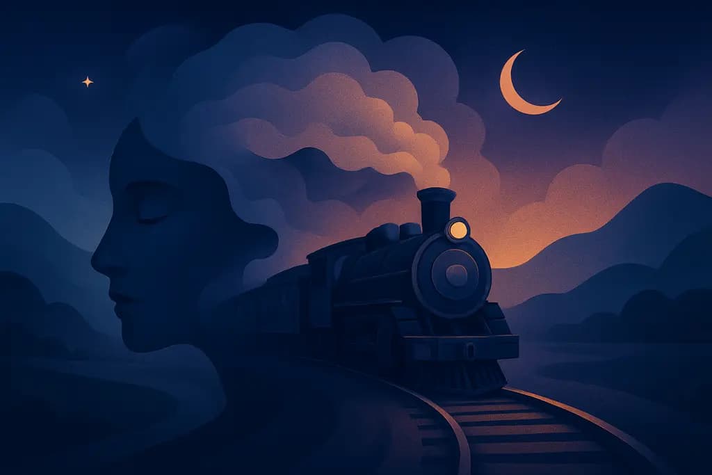 Dream illustration: Trains