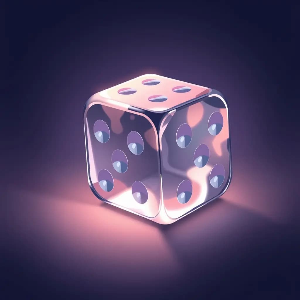 Dream illustration: Transparent Dice