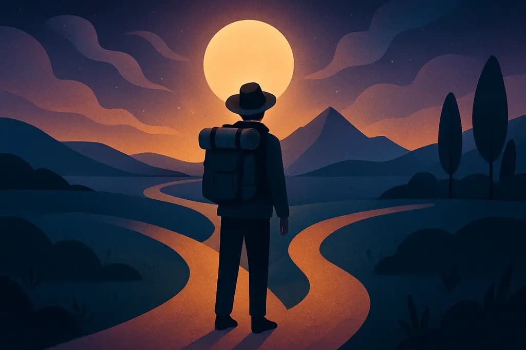 Dream illustration: Travel
