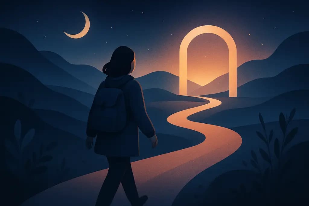 Dream illustration: Traveling