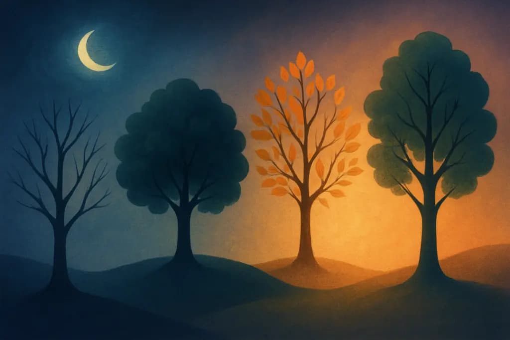 Dream illustration: Trees