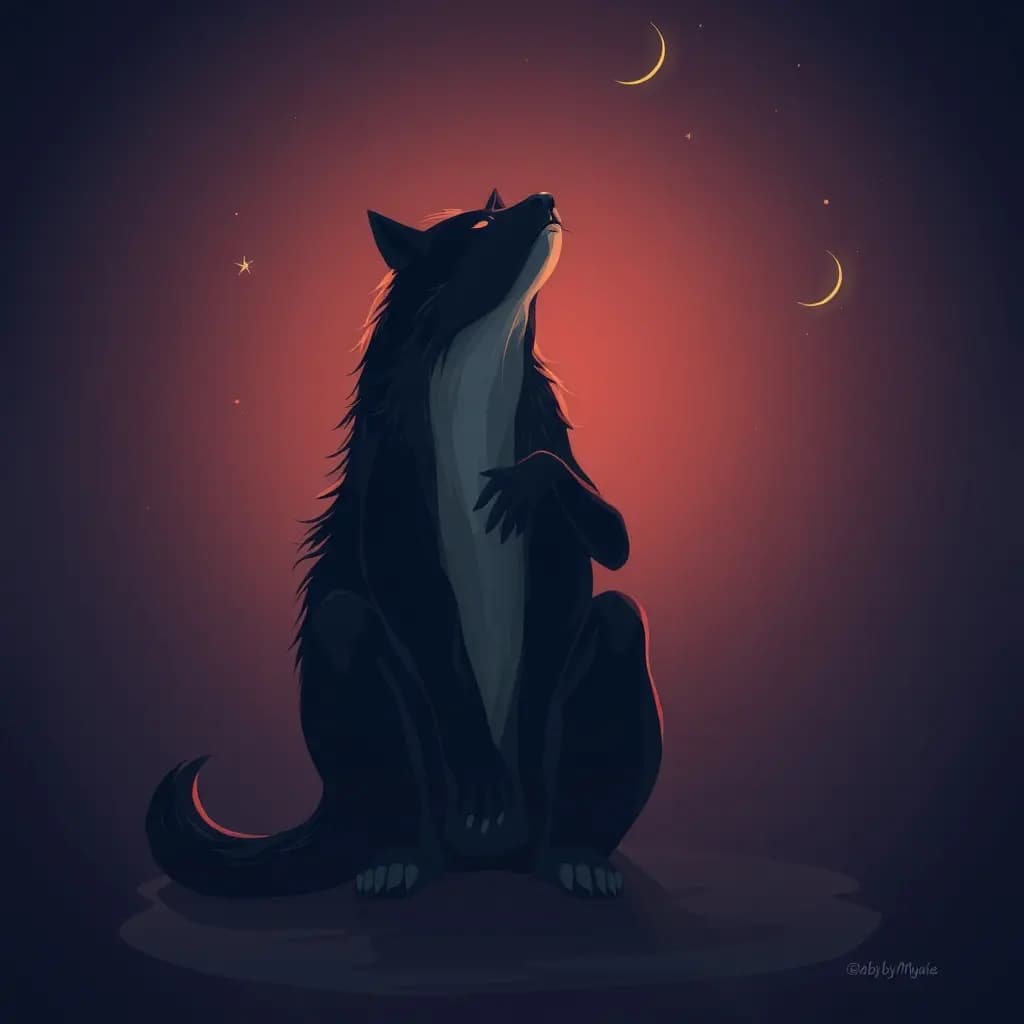 Dream illustration: Turning Into an Animal