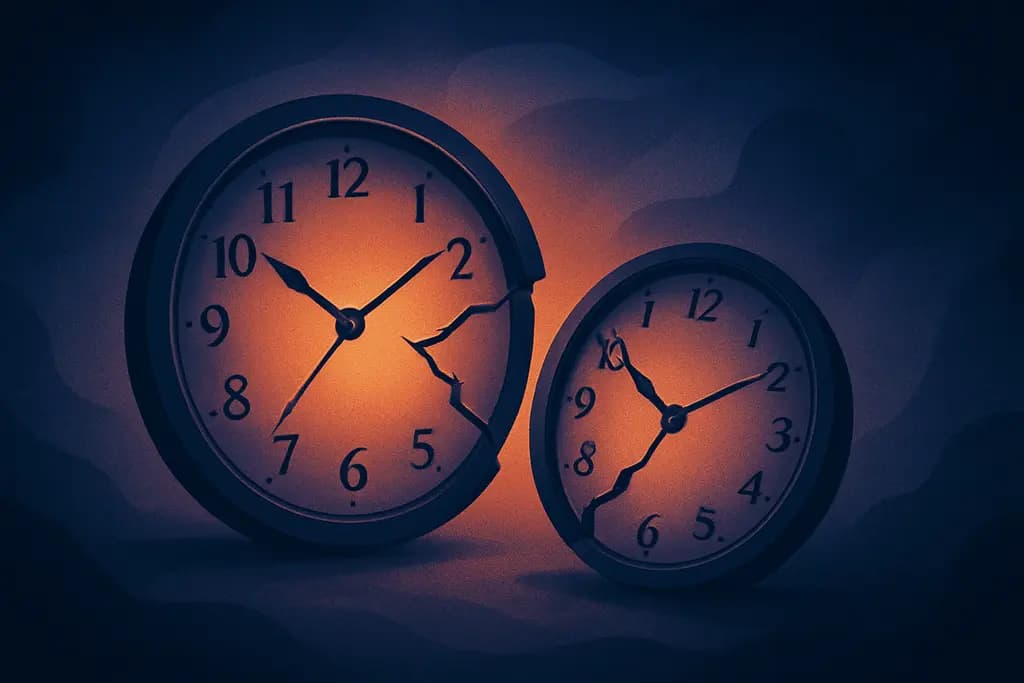 Dream illustration: two broken watches meaning