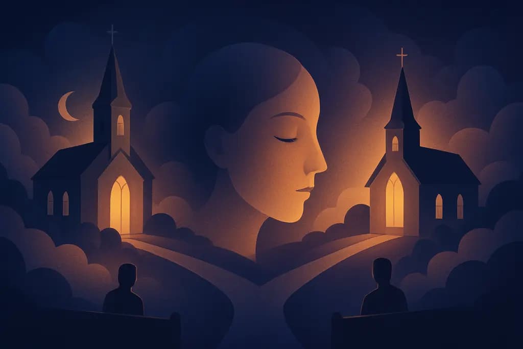 Dream illustration: two church services dream