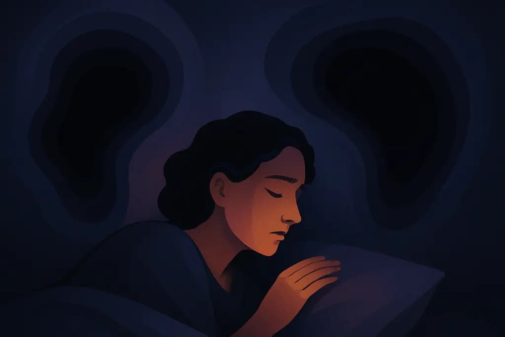Dream illustration: two darkness