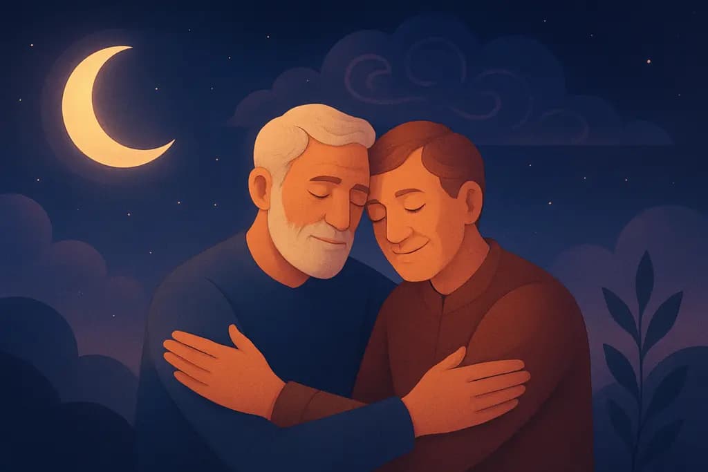 Dream illustration: two Old Friends