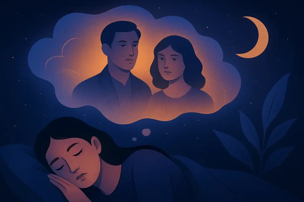 Dream illustration: two secret family members found in dream