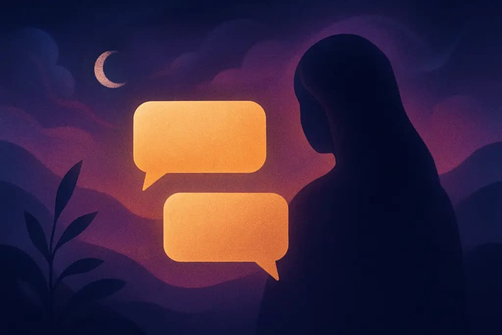 Dream illustration: two unsent text messages dream meaning