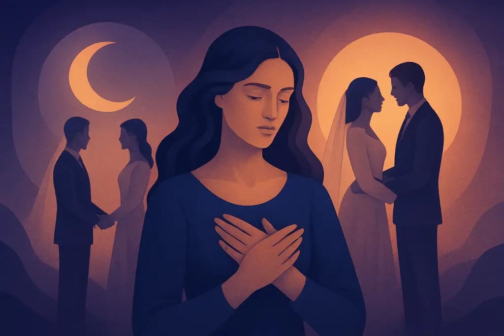 Dream illustration: two weddings