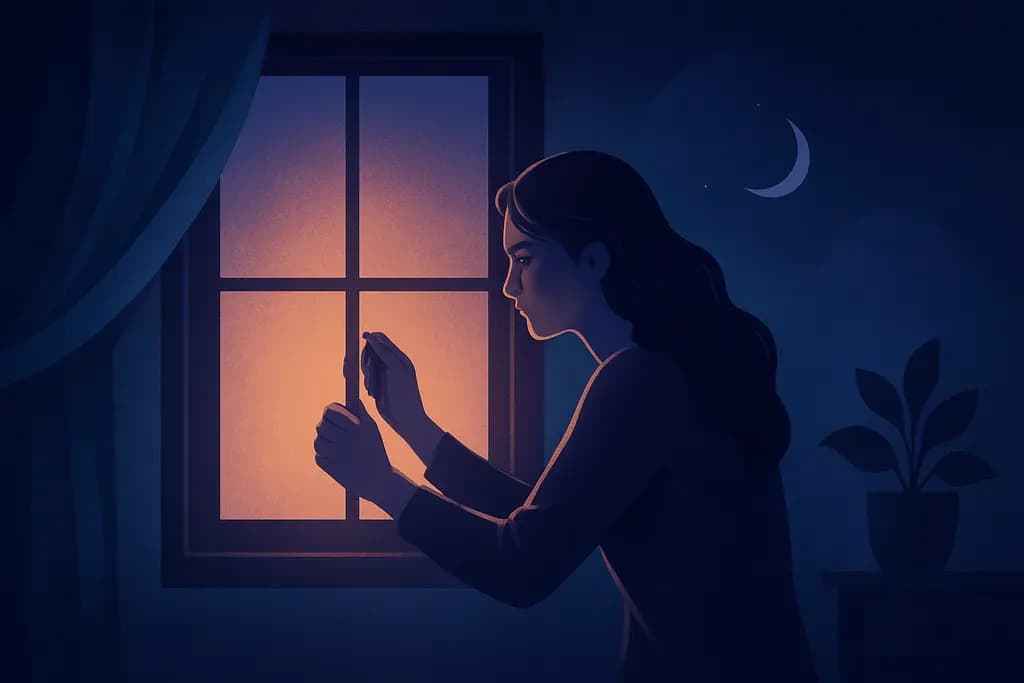 Dream illustration: Unable to open a window