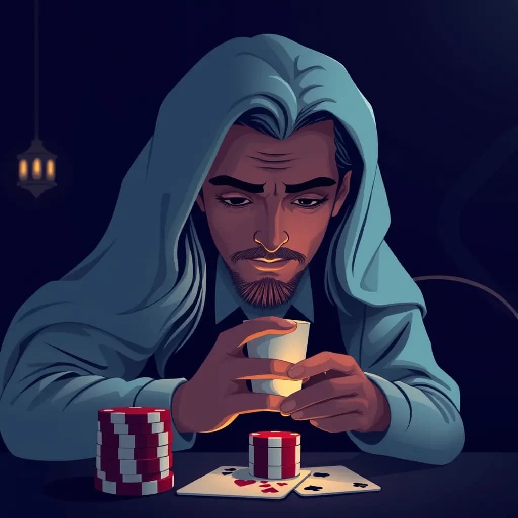 Dream illustration: Being Unable to Read a Poker Face