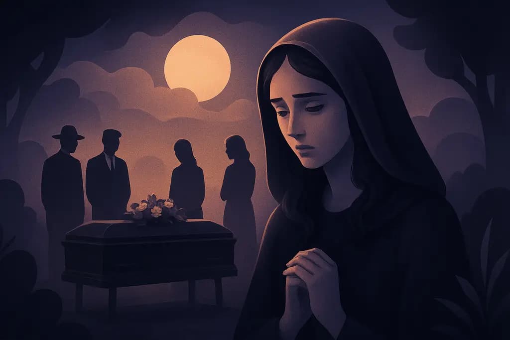 Dream illustration: Unexpected funeral attendance