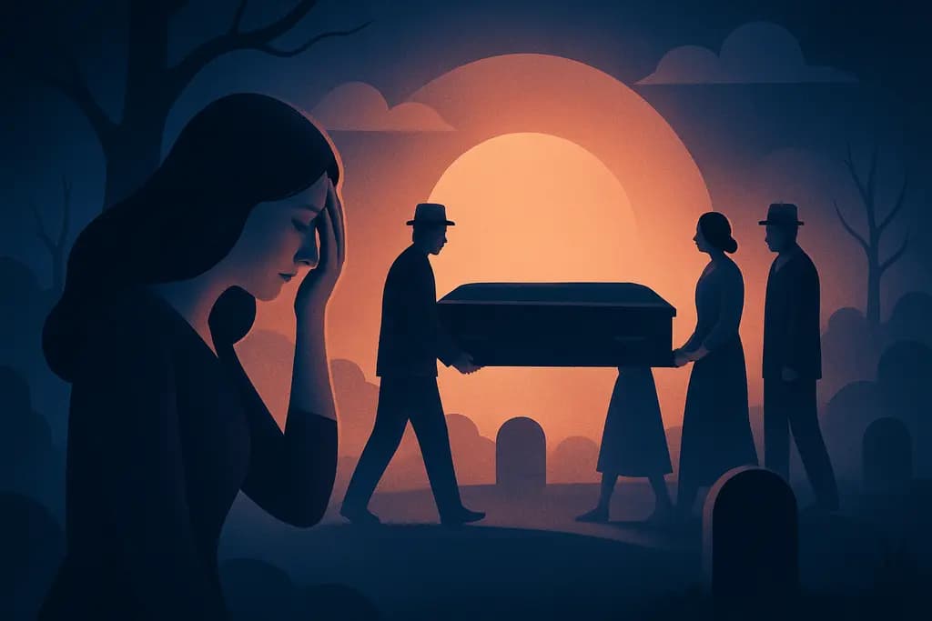 Dream illustration: Unexpected funeral