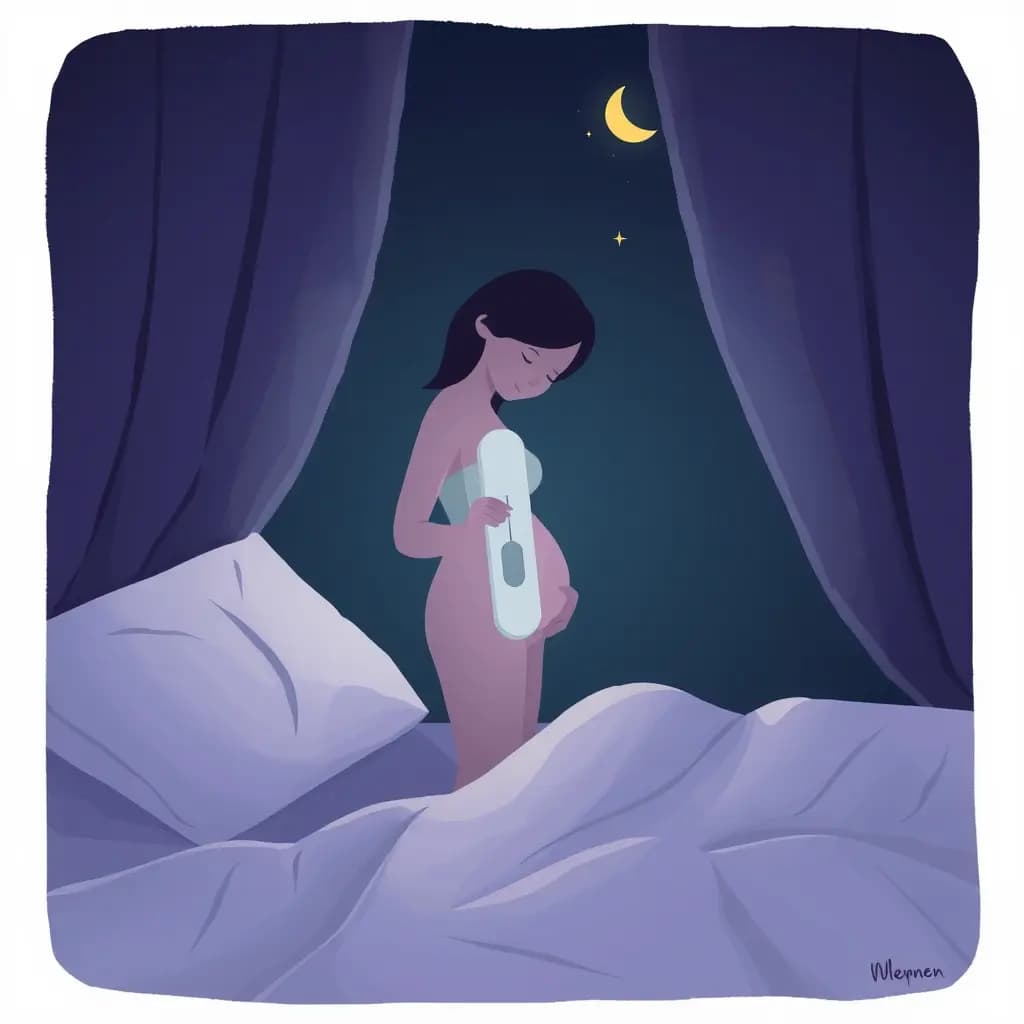 Dream illustration: Unexpected pregnancy test result