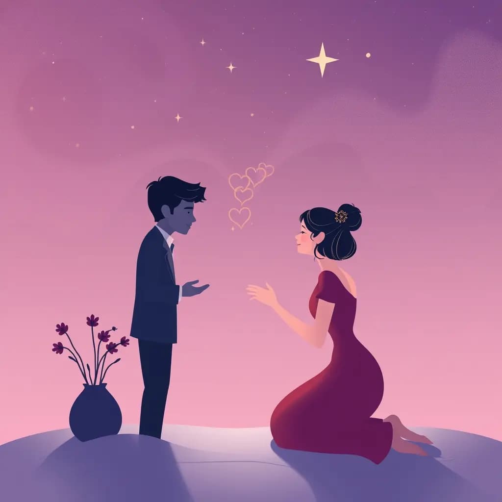Dream illustration: Unexpected proposal