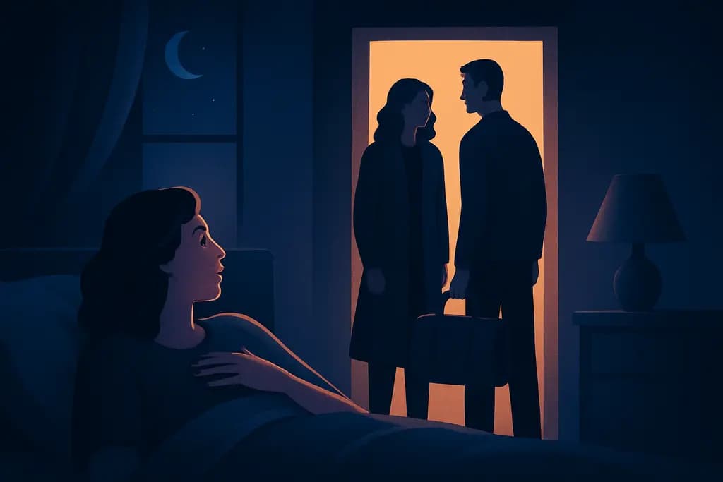 Dream illustration: Unexpected Visitors