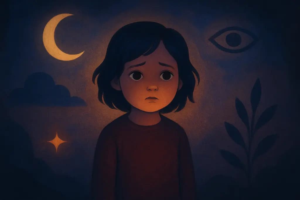 Dream illustration: Unfamiliar child