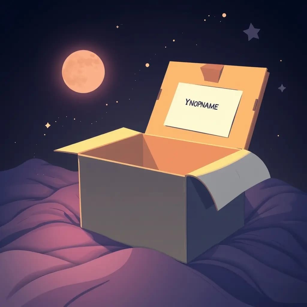 Dream illustration: Unopened box with your name