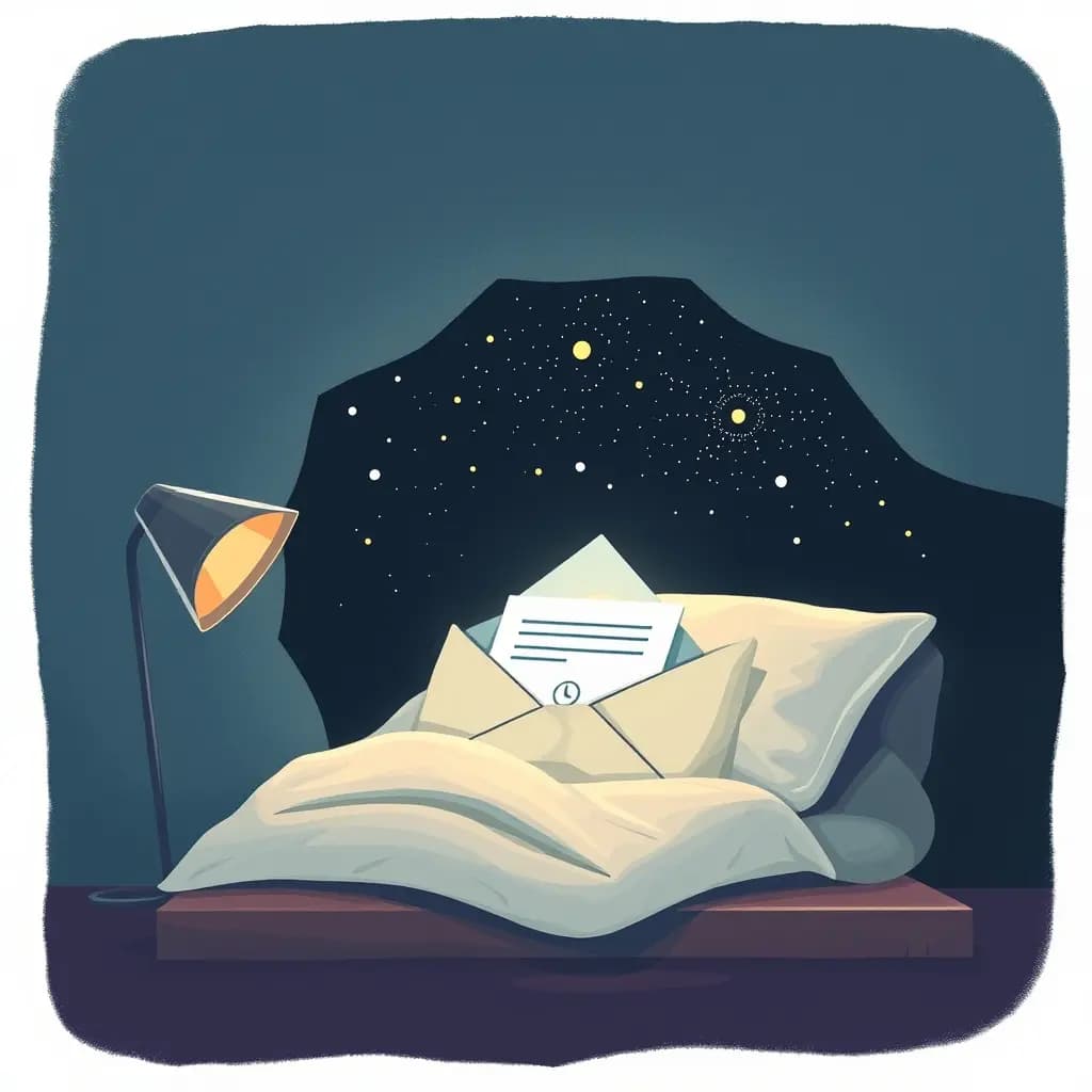 Dream illustration: Unread voicemail from future
