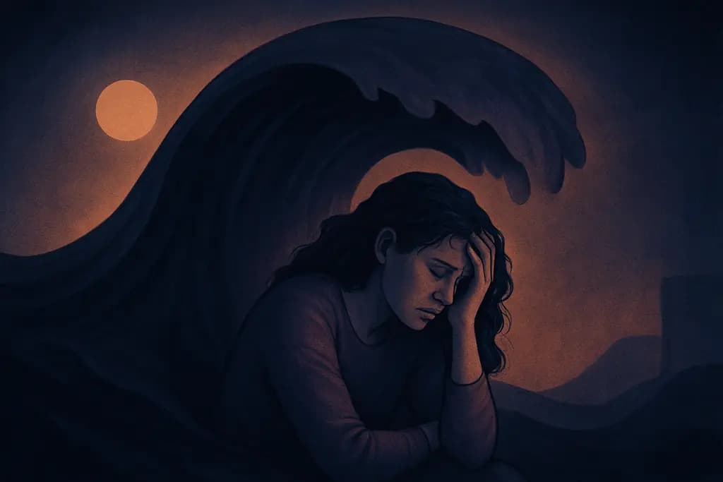 Dream illustration: Unshakable dread
