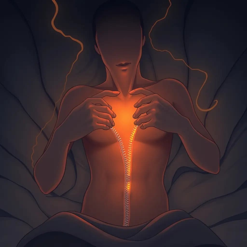 Dream illustration: Unzipping your skin
