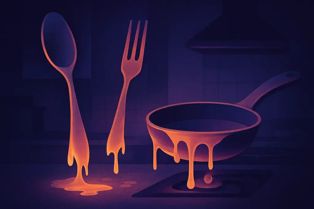 Dream illustration: Utensils That Melt