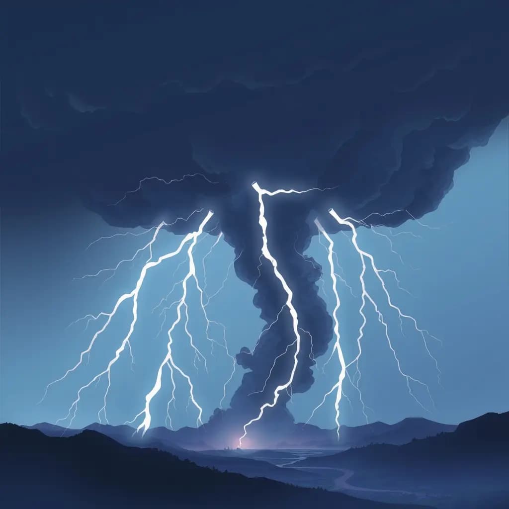 Dream illustration: Violent Thunderstorm