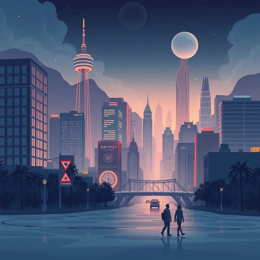 Dream illustration: Virtual reality replaces city