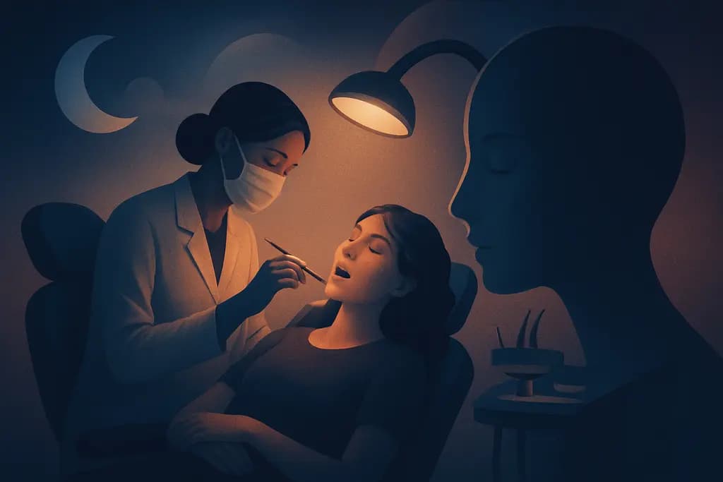 Dream illustration: Visiting the dentist