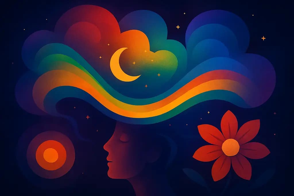 Dream illustration: Vivid Colorful Dream