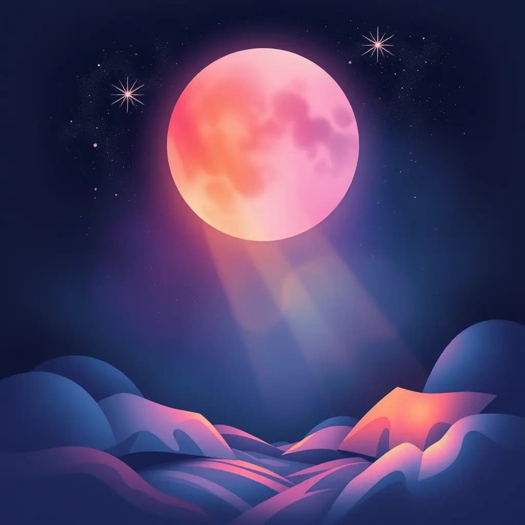 Dream illustration: Vivid colors