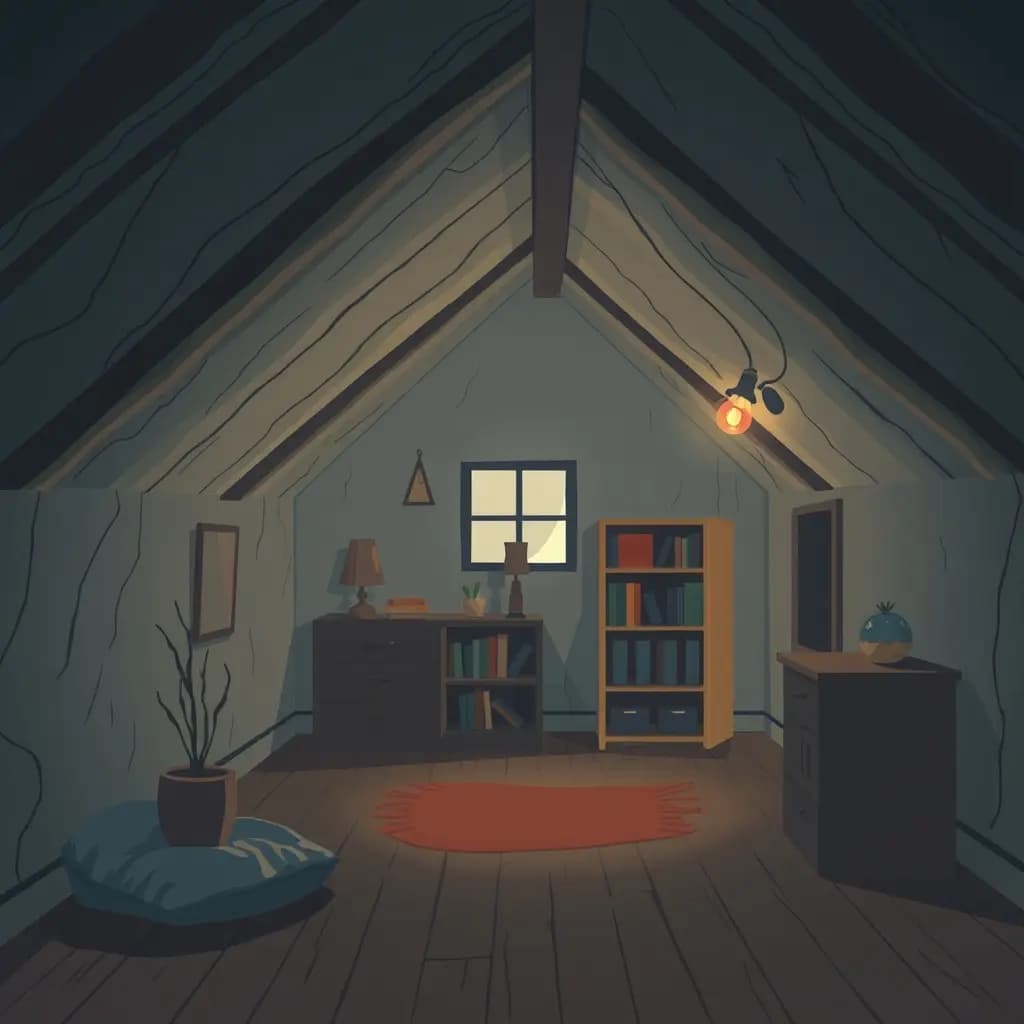 Dream illustration: Voice from empty attic