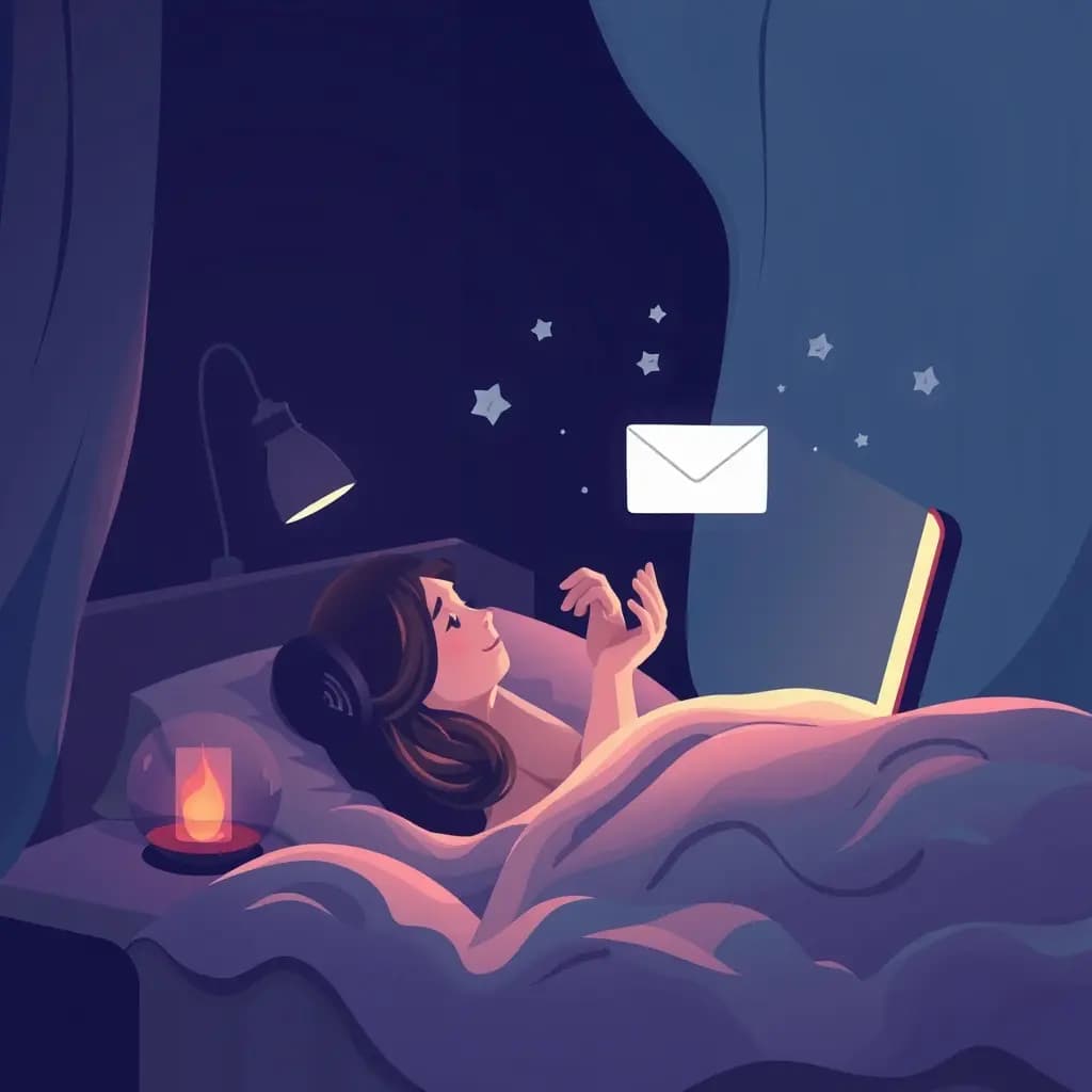 Dream illustration: Voicemail repeats the last word