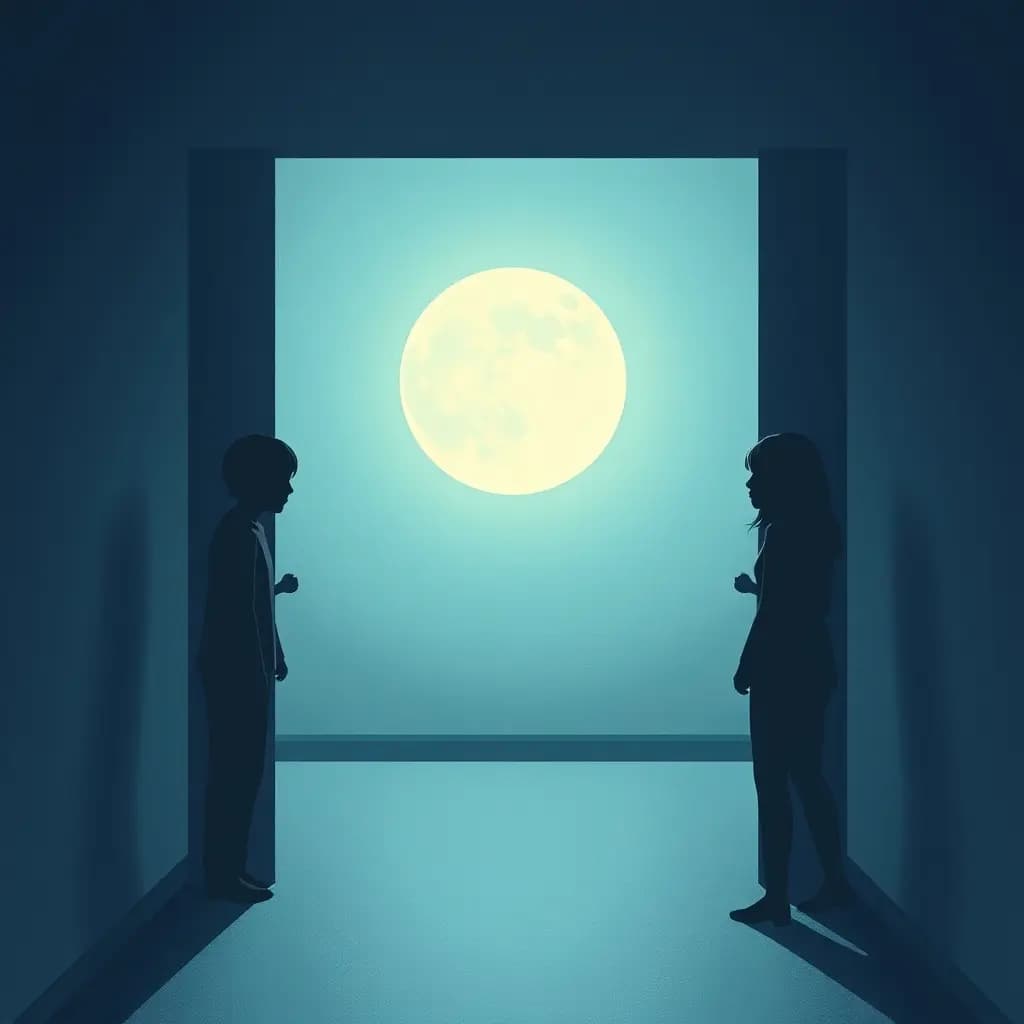 Dream illustration: Voices behind closed walls