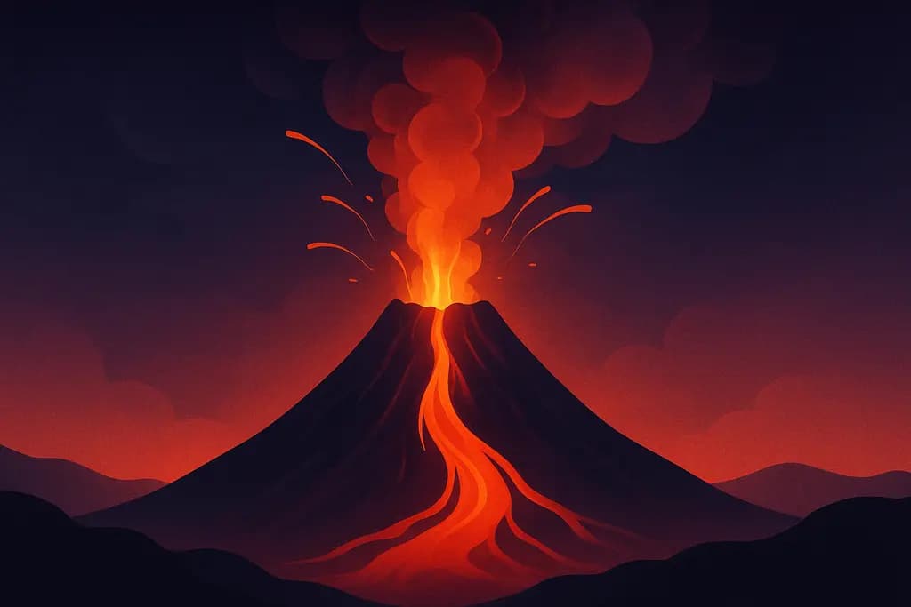 Dream illustration: Volcano Eruption