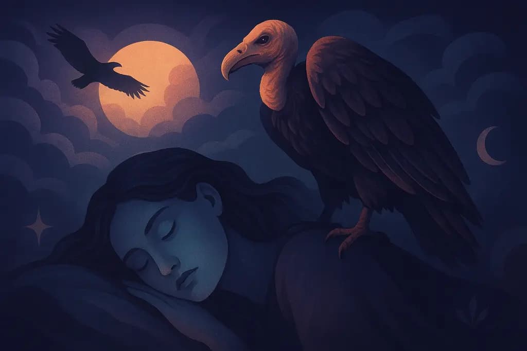 Dream illustration: Vultures