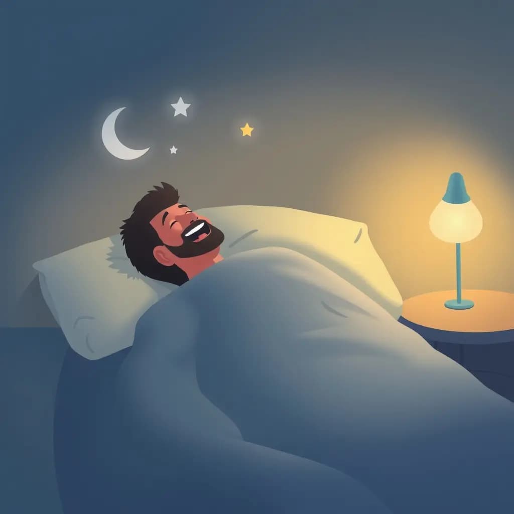 Dream illustration: Waking Up Laughing