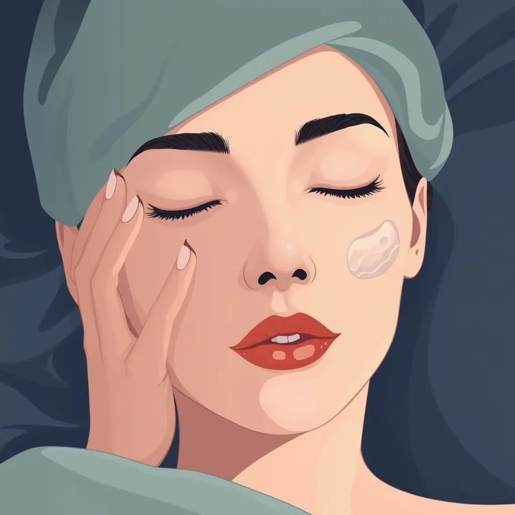 Dream illustration: Waking with flawless skin