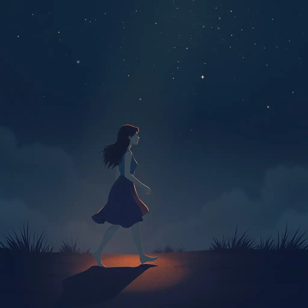 Dream illustration: Walking away from a friend