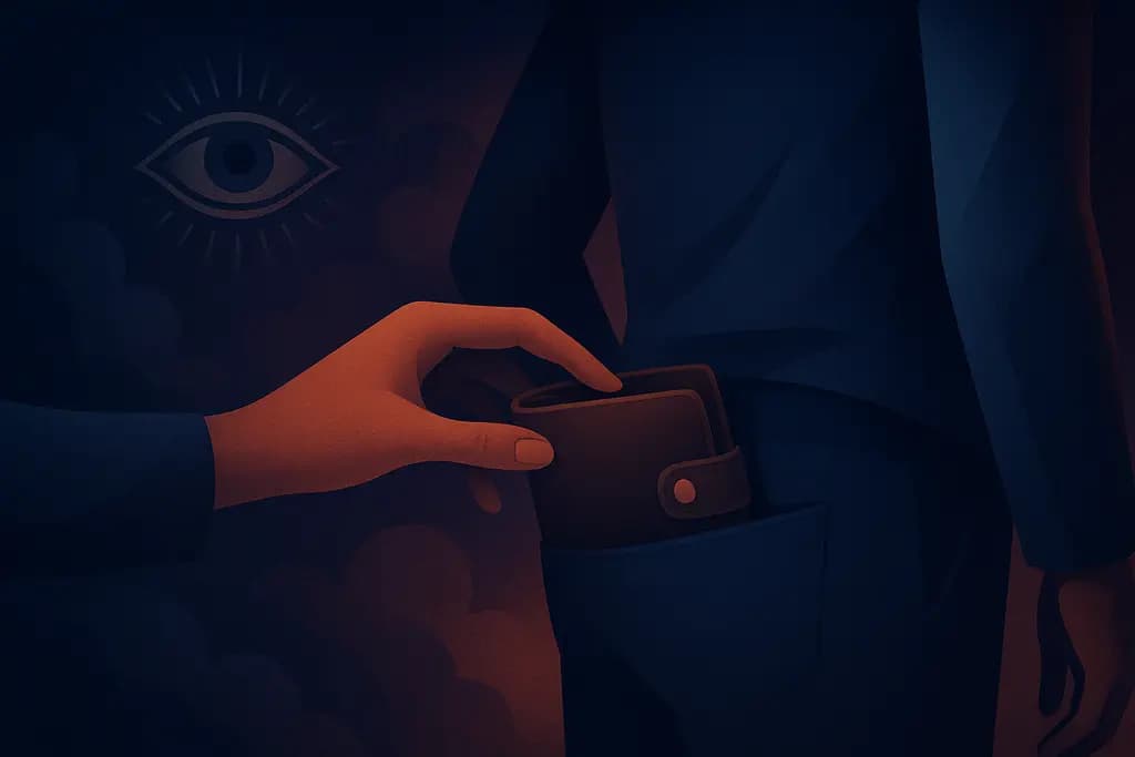 Dream illustration: Wallet stolen