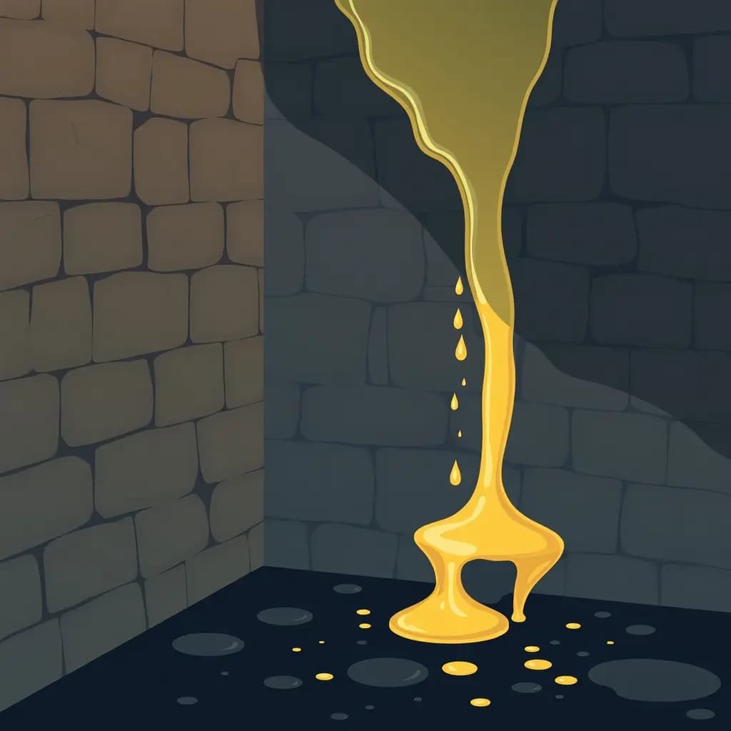 Dream illustration: Walls melting like wax