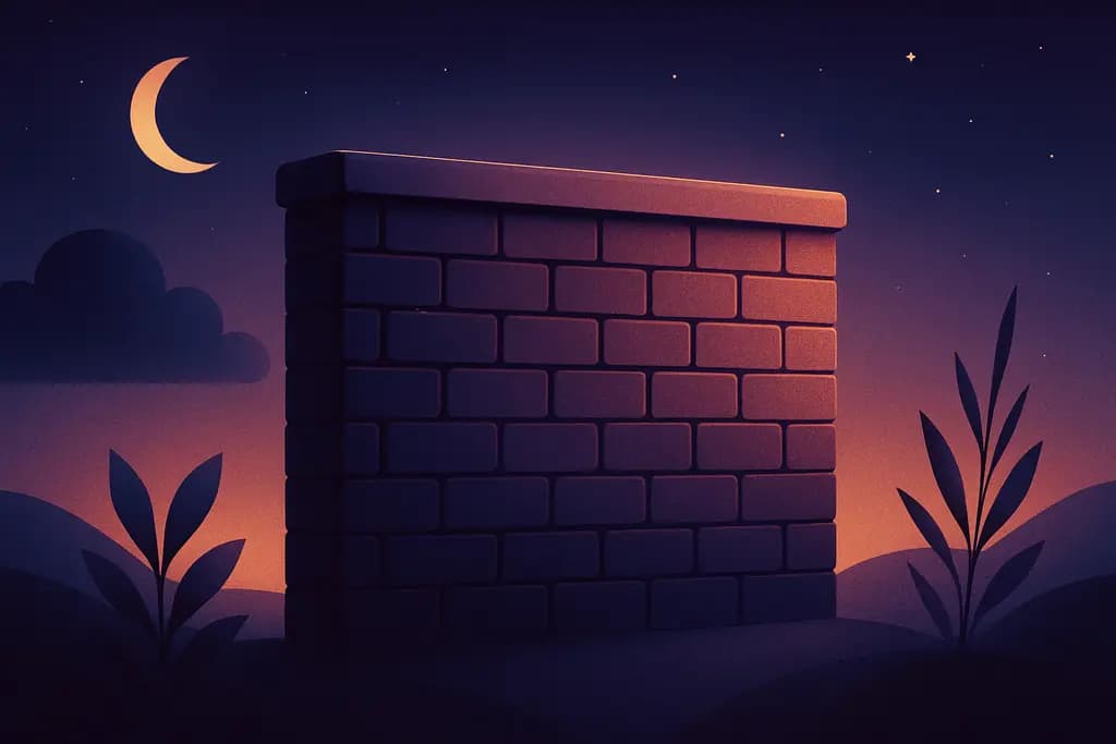 Dream illustration: Walls