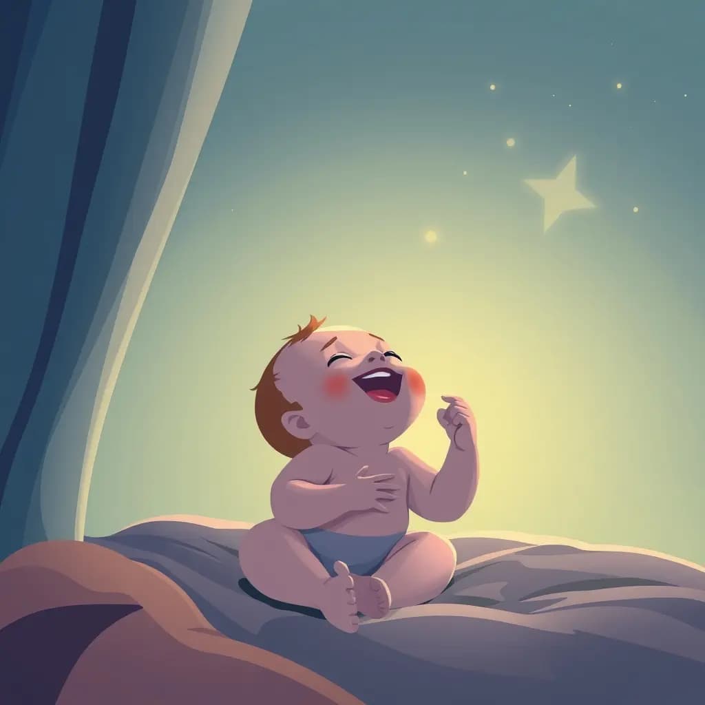 Dream illustration: Watching a Laughing Baby