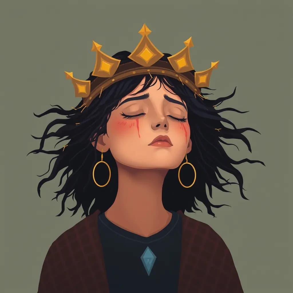 Dream illustration: Wearing a prickly crown
