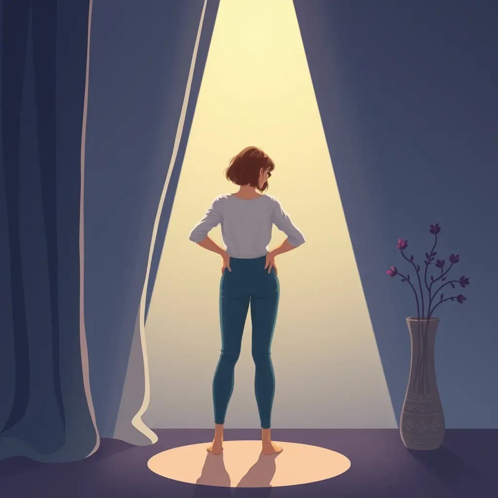 Dream illustration: Wearing clothes backward